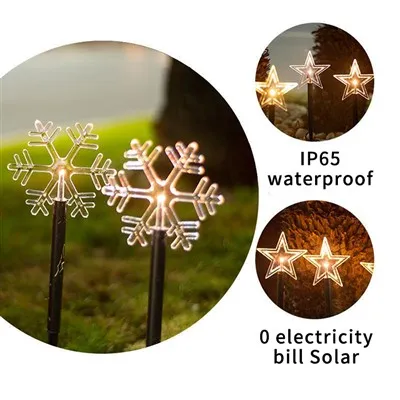 Kerstverlichting op zonne-energie